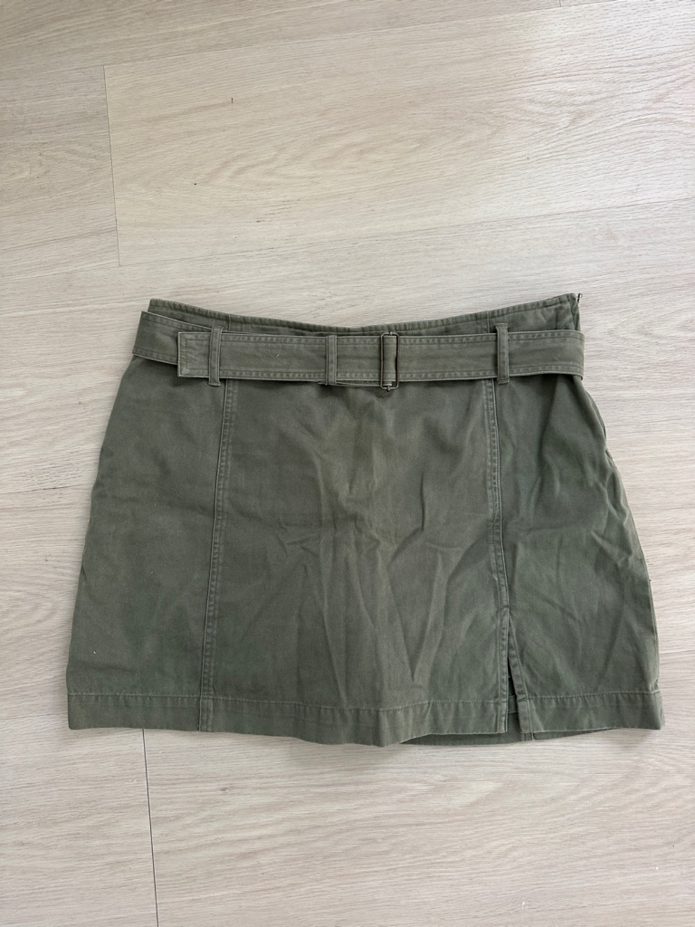 Fashion Bug Olive Utility Mini Skort with Belt